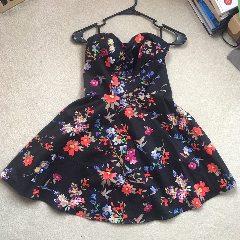 Mini Strapless Dress From Express